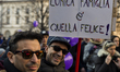 Milan, Italy on 23 January 2016. ----- Are five thousand citizens gathered in Piazza della...