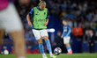 Erling Haaland of Manchester City FC warms up ahead of the UEFA Champions League Final 20...