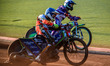 Jake Mulford (Blue) outside Hans Andersen (White) during the Sports Insure Premiership mat...