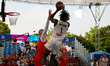 KRAKOW, POLAND - JUNE 21: 3x3 basketball match between the national team of Poland and Ger...