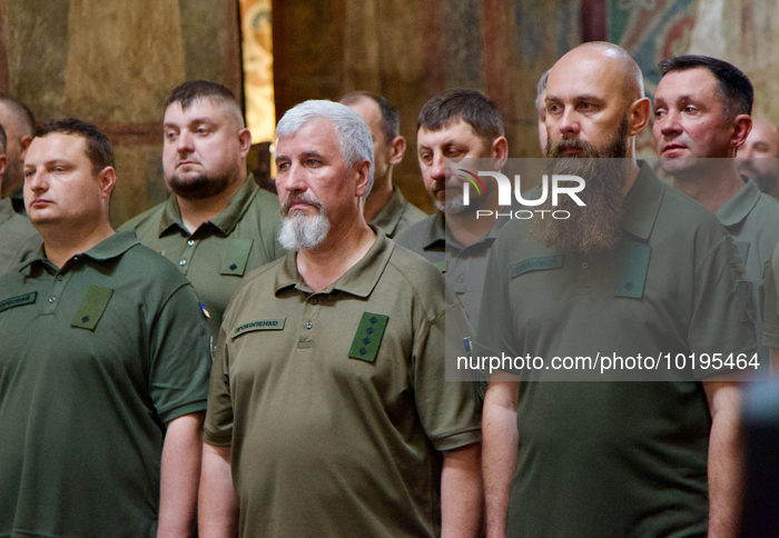 Graduation ceremony of military chaplains in St Sophia of Kyiv