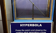 Hyperbola switch displayed at the Kerala State Science and Technology Museum in Thiruvanan...
