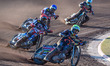 Leon Flint (Yellow) leads Brady Kurtz (Red), Jack Smith (Blue) and Ryan Douglas (White) du...