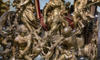 Detail of the coach of the Coronation of Lisbon is pictured in the National Coach Museum (...