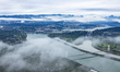 

Clouds are hovering over the Three Gorges Project Dam in Yichang, Hubei Province, China...