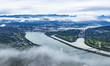 

Clouds are hovering over the Three Gorges Project Dam in Yichang, Hubei Province, China...