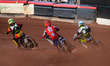 Brady Kurtz (Red) inside Jason Doyle (White) with Dan Thompson (Yellow) in front during th...