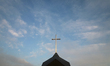 A church cross is seen on 13 July, 2023 in Warsaw, Poland. 