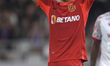 Adrian Sut in action during the Round 2 of Liga 1 Romania match between FCSB and Dinamo Bu...