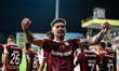 Alexandru Albu celebrating during Romania SuperLiga Stage 2: FC Universitatea U Cluj vs Ra...