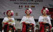 Members of the dance company Citlalxochitl dance during the International Parade of the Fo...