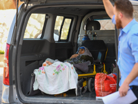 On the morning of July 26, 2023, dozens of Syrian patients at the Bab al-Hawa border crossing with Turkey prepared to enter Turkish territor...
