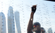 Natnael Berhane (Dimension Data team), ahead of the start  of the 2016 Tour of Dubai's sec...