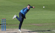 Durham's George Drissell bowling during the Metro Bank One Day Cup match between Durham Co...