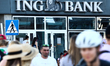 ING Bank is seen on the building in Warsaw, Poland on August 15, 2023. 