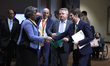 Sergiy Kyslytsya, permanent representative of Ukraine to the United Nations,Linda Thomas-G...