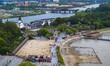  A low water level is seen at Hongze Lake in Huai 'an city, Jiangsu province, China, Aug 2...