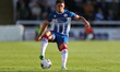 Charlie Seaman of Hartlepool United in action during the Vanarama National League match be...
