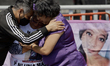 Mothers and relatives of Karla Yesenia and Paola Yazmin, victims of femicide, demanded jus...