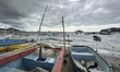 Fishing boats on the bay in Santa Marta, Colombia on Tuesday, August 22, 2023. The city is...