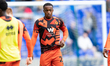 Aidomo Emakhu of Millwall warms up before during the Sky Bet Championship match between Bi...