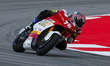 Hikari Okubo from Japan of Tech3 E-Racing team with Ducati during the motoE practice of Gr...