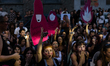 08/09/2023 Torino, Italy. Demonstration against femicides organized by the feminist colle...