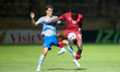 TA' QALI, MALTA - SEPTEMBER 08:  Basil Tuma (R) of Malta Under 21 vies for the ball with S...