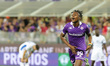 Christian Kouame  of ACF Fiorentina celebrates after scoring his team's goal during  the I...