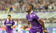 Christian Kouame  of ACF Fiorentina celebrates after scoring his team's goal during  the I...