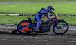 Steven Labouyrie (France) practices during the FIM Long Track Of Nations event at the Spee...
