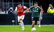 AZ player Jordy Clasie, Legia Warschau player Bartosz Slisz, during the match AZ Alkmaar v...