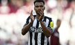Jacob Murphy of Newcastle United thanks the travelling support at full time during the Pre...