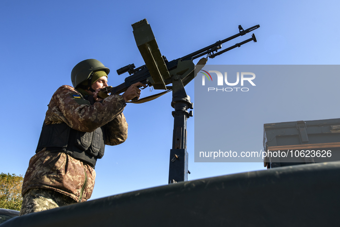 Soldiers Of The Mobile Anti-Drone Group Of The 160th Air Defense Missile Brigade Of The Ukrainian Armed Forces