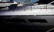 A Pershing 5X is seen at the SNIM 2023 Boat Show in Brindisi, Italy, on October 13, 2023....