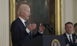 US President Joe Biden speaks about science and technology during the National Medal of Sc...