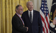 US President Joe Biden awarded with Medal of Technology and Innovation to Neil Gilbert Sie...