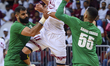 MURAD Abdulrazzag (#11) of Qatar and ABDULLAH HASSAN Alsalam (#19) of Saudi Arabia during...