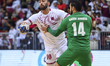 MARZO Frankis (#10) of Qatar and ABDULLAH ALI Alhammad (#14) of Saudi Arabia during the Pr...