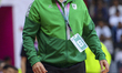 Head coach of Saudi Arabia ERLINGUR BIRGIR Richardsson reacts during the Preliminary Round...