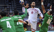MARZO Frankis (#10) of Qatar and ABBAS ALI Alsaffar (#99) of Saudi Arabia during the Preli...