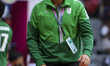 Head coach of Saudi Arabia ERLINGUR BIRGIR Richardsson reacts during the Preliminary Round...