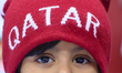 Fans of Qatar during the Preliminary Round of Asian mens handball qualification for the 20...