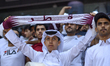 Fans of Qatar during the Preliminary Round of Asian mens handball qualification for the 20...