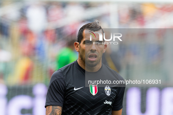 Tevez Carlos of Juventus during the Serie A match between AS Roma and FC Juventus on May 11, 2014, at Rome's Olympic Stadium. 