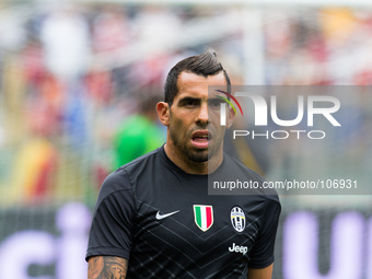 Tevez Carlos of Juventus during the Serie A match between AS Roma and FC Juventus on May 11, 2014, at Rome's Olympic Stadium. (