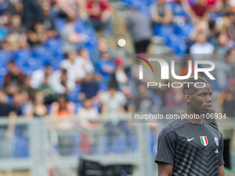 Paul Poga of Juventus during the Serie A match between AS Roma and FC Juventus on May 11, 2014, at Rome's Olympic Stadium. (