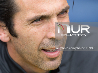 Buffon Gianluca of Juventus during the Serie A match between AS Roma and FC Juventus on May 11, 2014, at Rome's Olympic Stadium. (