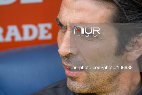 Buffon Gianluca of Juventus during the Serie A match between AS Roma and FC Juventus on May 11, 2014, at Rome's Olympic Stadium. 