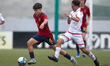TA' QALI, OCTOBER 25:Spain Under-17 national soccer team player Xavi Espart (L) in action...